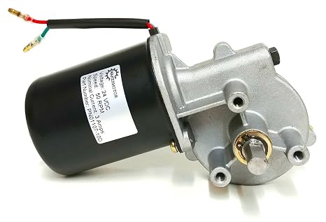 10mm D Shaft Electric Gear Motor 24v Low Speed 50 RPM Gearmotor DC