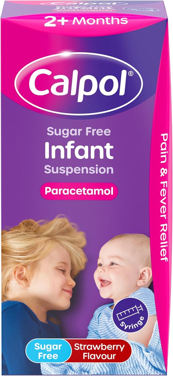 Calpol Sugar-Free Infant Suspension Paracetamol (1 x 100ml)