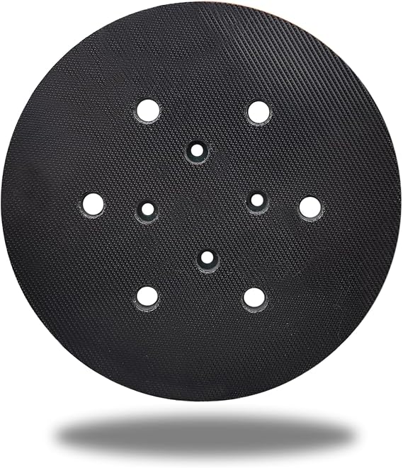 6 Inch 6 Hole Replacement Sander Pad for Ridgid R2611 Random Orbit Sander- 6 Hook and Loop Sanding Pad for Power Sander