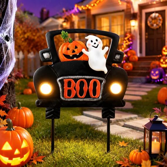 TERESA'S COLLECTIONS Halloween Yard Stake for Outdoor Halloween Decor,20"
