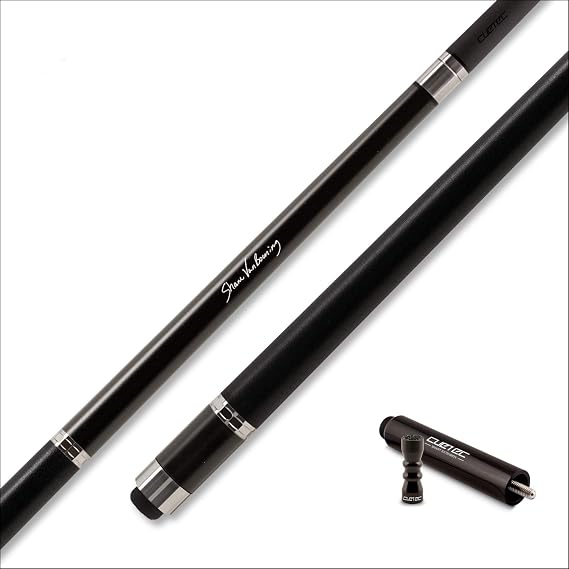 Cuetec Cynergy SVB Black Sparkle Pool Cue with Tip Tool & Extension