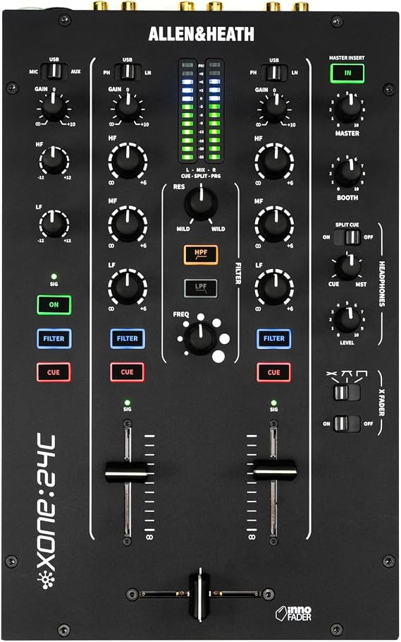 XONE:24C Analogue 2+1 Channel DJ Mixer with Interface