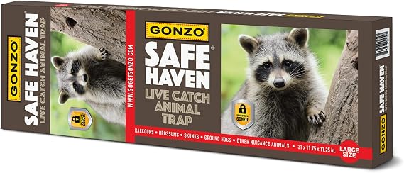 GONZO 8001 Safe Haven Live Catch Trap, Large
