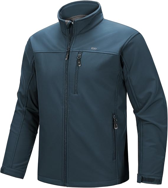 33,000ft Mens Waterproof Softshell Jackets Fleece Lining Outdoor Jackets