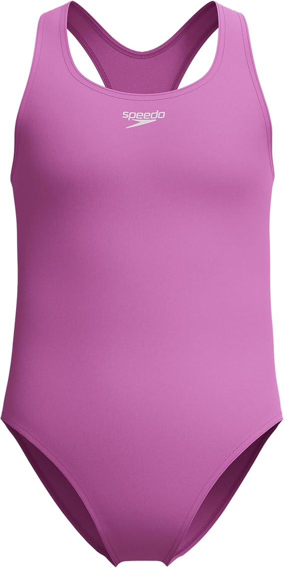 Speedo Girl's Swimsuit One Piece Closed Racerback