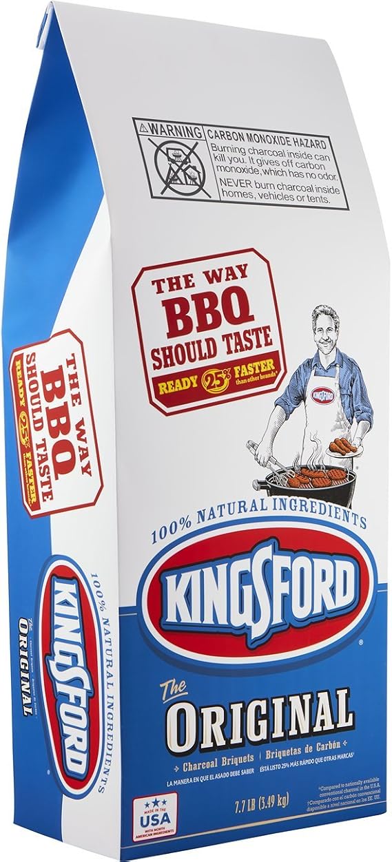 Kingsford Original Charcoal Briquettes, 7.7 Pound Bag (Packaging May Vary)