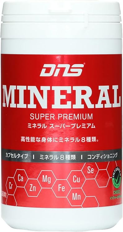 DNS Minerals Super Premium Tablets, 360 Tablets Approx. 15 Servings, Made in Japan, Multi-Mineral Supplement