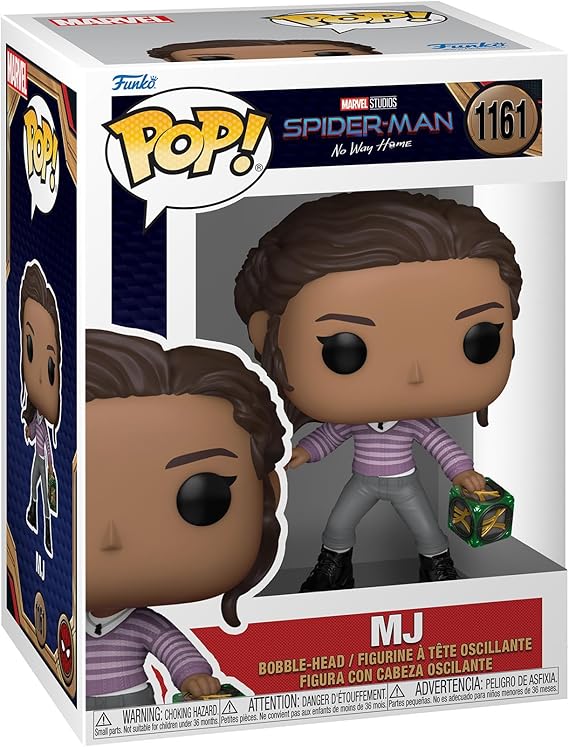 Funko Pop! Marvel: Spiderman No Way Home 2021 - MJ With Box - Spider-man - Collectable Vinyl Figure - Gift Idea - Official Merchandise - Toys for Kids & Adults - Movies Fans