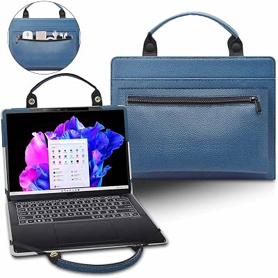 Laptop Case Cover Sleeve for ASUS ZenBook 14 UX433 UX433FA-A6076T UX433FA-A6076TZenBook 14 UX434 UX434FAC-AI247T UX434FAC-AI246T with Portable Bag with Bag Handle,Blue