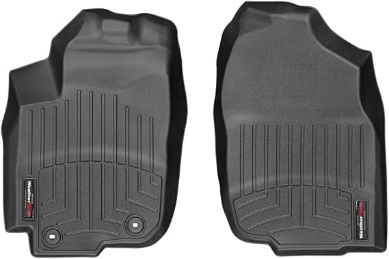 WeatherTech Custom Fit FloorLiners for Toyota RAV4, RAV4, RAV4-1st Row 445101, Black