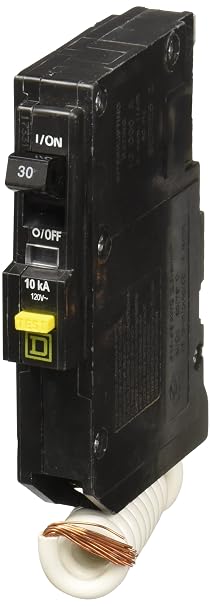 Square D By Schneider Electric 30A 1P GFCI Circuit Breaker QO130GFI by Square D by Schneider Electric