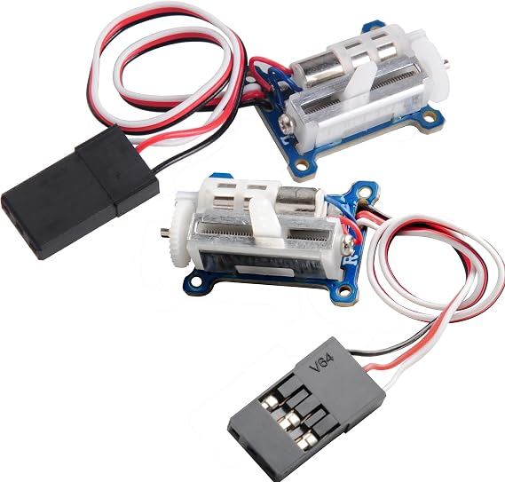 2pcs 1.5g Micro Servo Linear Digital Servo Fast Response Linear Actuator for 3D Flight Crafts Indoor Aircraft Small RC Plane