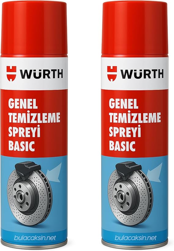 Würth Fren Balata Ve Genel Temizleme Spreyi 2x 500 ml