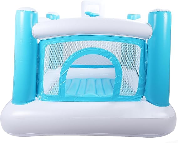 Bounce House, Inflatable Bouncy with Detachable Mat, Thickened PVC Material for Indoor Outdoor Use, Breathable Mesh Walls for Safety, Independent Design for