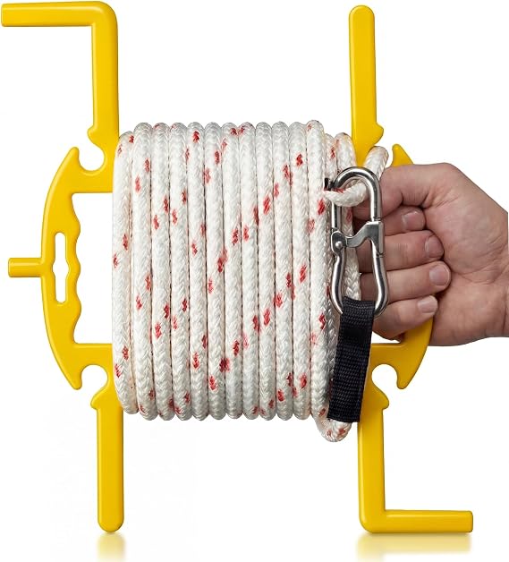 Konohan 1 Pcs Anchor Rope Winder, Large Rope Holder with Handle