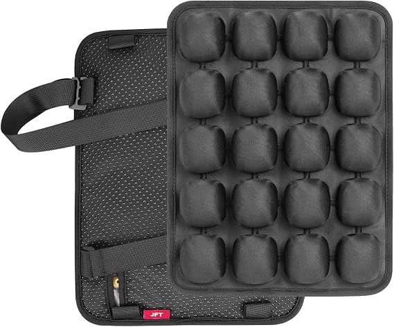JFT Motorcycle Seat Cushion, Inflatable 3D Air Convection Cushion Pad