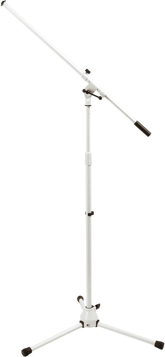OnStage On-Stage MS7801W Telescoping Microphone Boom Stand, White
