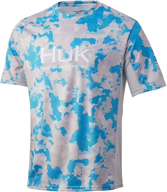 HUK Men's Icon X Camo Shirt | Short-Sleeve Performance Shirt