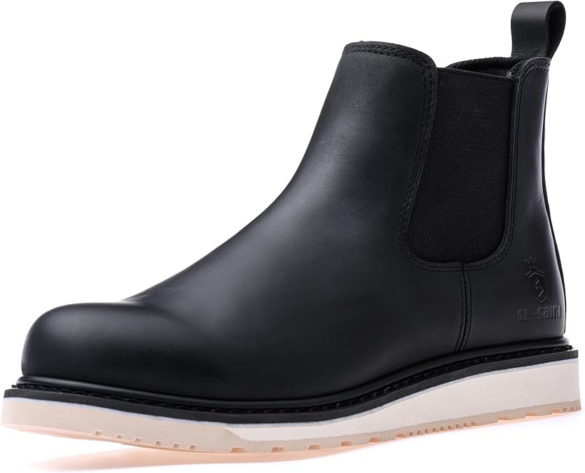 SL-Saint Handmade Soft Toe Chelsea Stiefel Für Männer Klassische Mode Echte Goodyear Welted Vollkornleder Knöchel