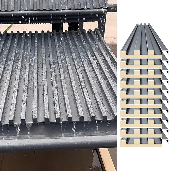 Kunovo Roofing Panels 10 Pcs Waterproof Corrugated, 12 16 Ft Long Side Panel Tiles, Cladding Metal Windproof Board for Pergola Garages Shed(L-1m/3.3ft)(L-0.9m/3ft)