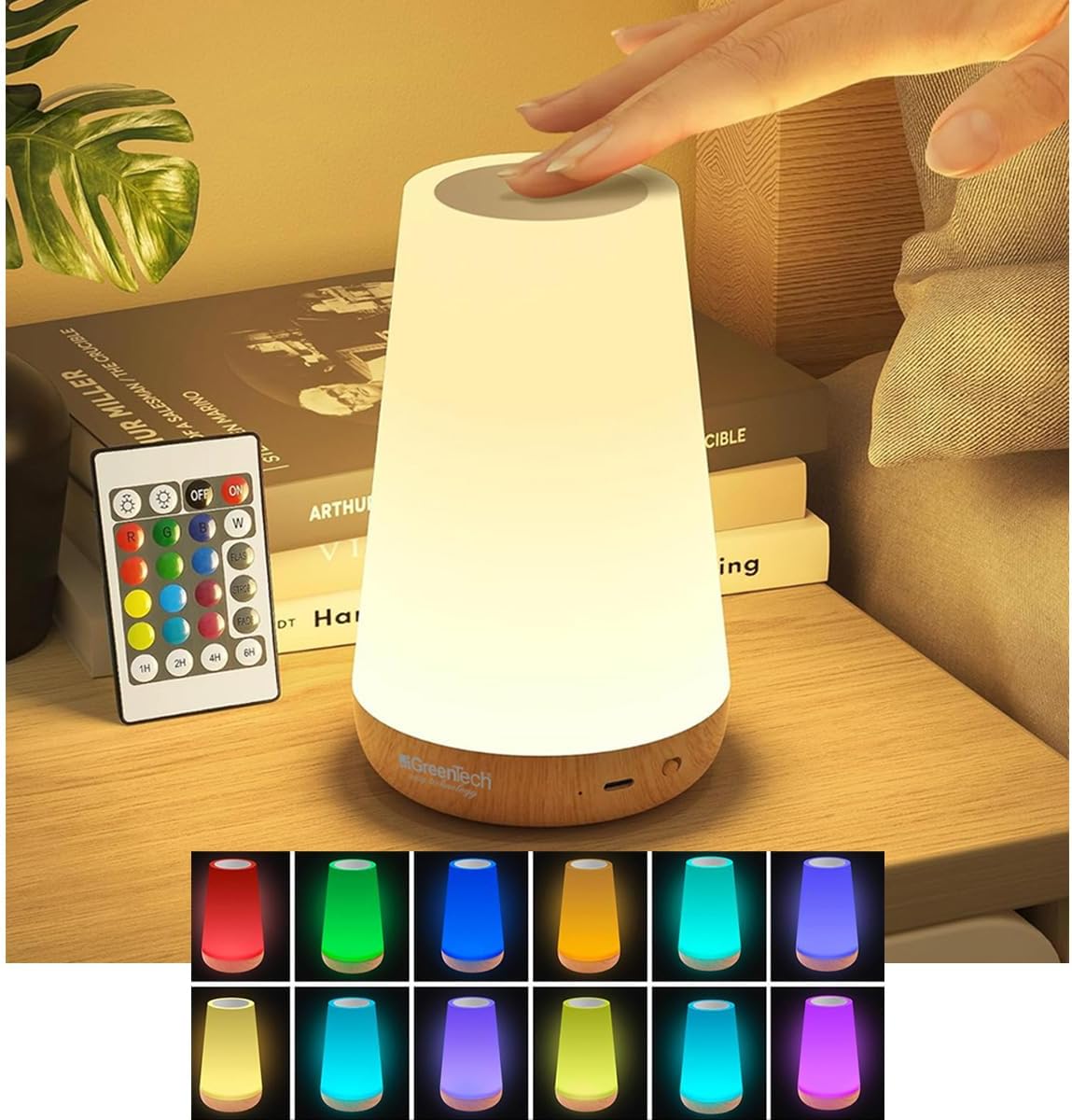 Greentech Desktop Rechargeable LED Lighting Night LightGT-CL11 [Energy Class A]