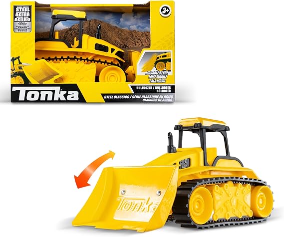 Basic Fun Tonka Steel Classics Mini Bulldozer