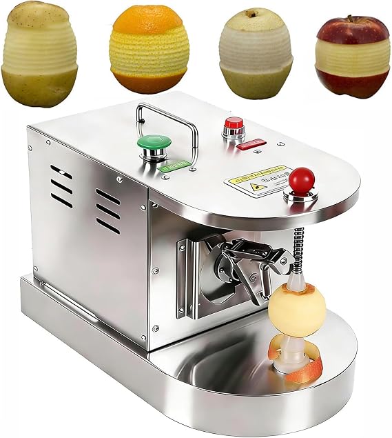 Commercial Electric Automatic Multifunctional Lemon & Orange Peeling Machine, Adjustable Diameter 50-100 mm, Safe & Easy to use - effortlessly peels Vegetables and Fruit