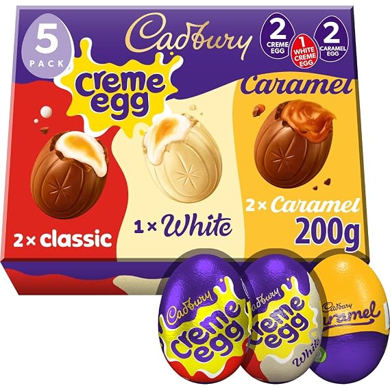 Cadbury Mixed White Chocolate, Caramel and Creme, 200g