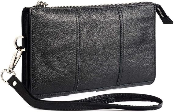 Genuine Leather Case Handbag NOKIA E72 - Black