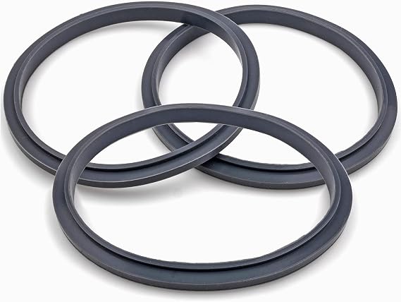 Blender Accessories: Rings for NutriBullet and Pro Extractor Cross Blades | Dark Gray Rings Blender Replacement Parts for NutriBullet 4.05-Inch Extractor Cross Blade Assembly, To-Go Lid & Milling Blade