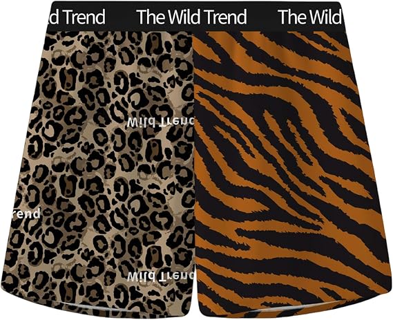 Mens Boxers 3-pack Men's Trendy Leopard Print Boxer Shorts - Loose Fit, Casual & Sexy Underwear For Boys And Men-a-l