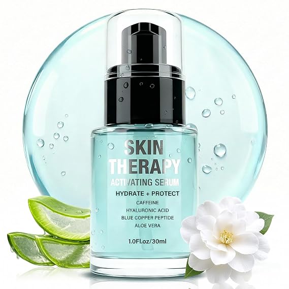 Red Light Therapy Activation Serum, Hyaluronic Acid Face Serum, 1 Fl oz