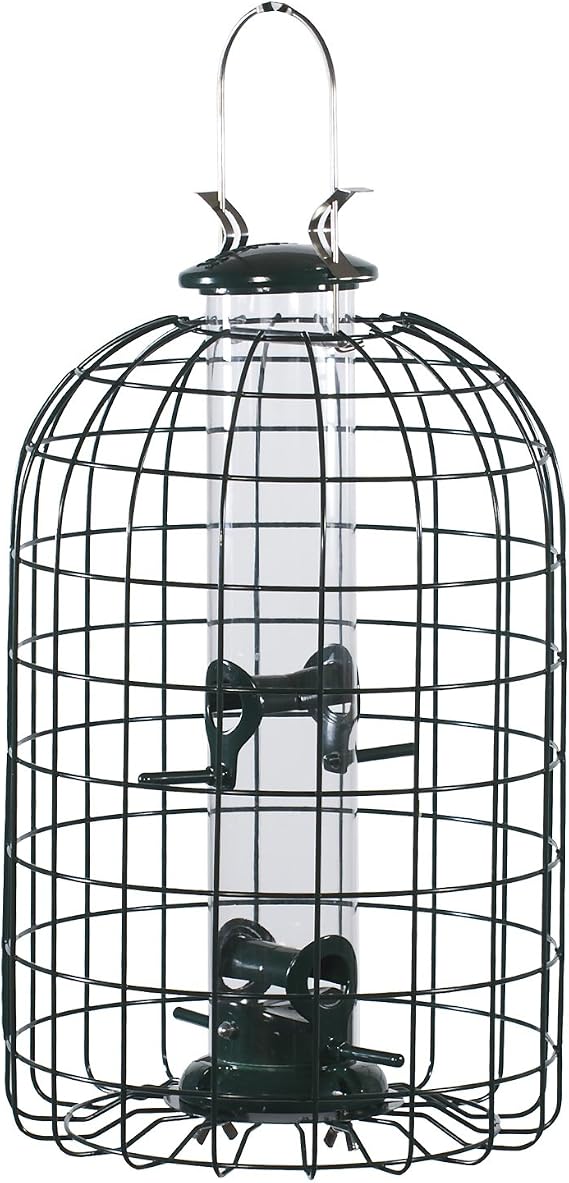 Audubon Squirrel Proof Caged Tube Feeder