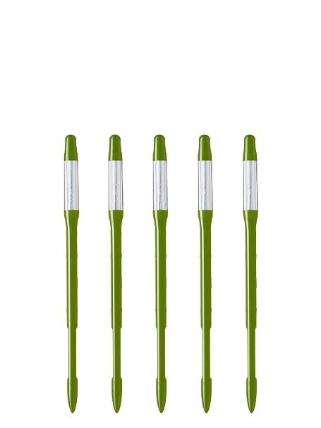 Sustee Aquameter, Set of 5, Plant Soil Moisture Sensor (Green, Medium)