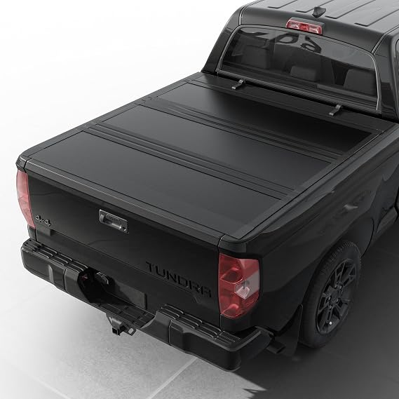 Tutel Hard Shell Flip-Up Truck Bed Tonneau Cover|Fits 20072021 Toyota Tundra 5'6" Bed (66.7") - TTLTMLPFU026