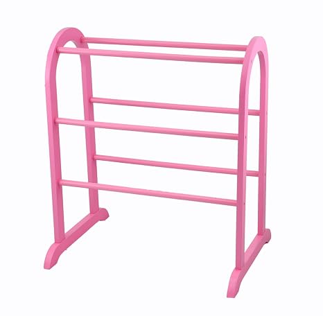 Frenchi Home Furnishing 30'' Tall Wooden Blanket/Quilt Rack