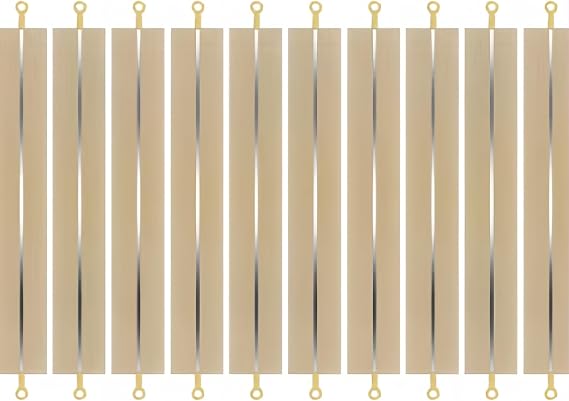 10Pcs Impulse Heat Sealer Replacement Parts Kit - 500mm Heating Element for Most Hand Sealer, Sealing Machine, Vacuum Seal Bags, Poly Bags (500 * 5MM)
