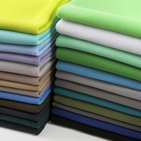 Tong Gu 3D Air Mesh Fabric Net Cloth Three Layer Sandwich Spacer 3mm Thick Craft Seat Sew Material (Army Green)