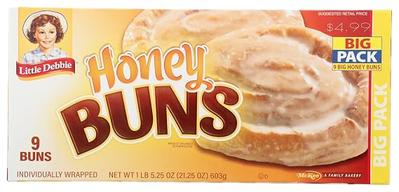 Little Debbie 9 Big Snacks Honey Buns , 20.98 OZ
