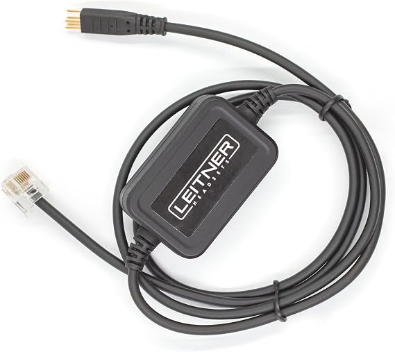 Leitner Electronic Hookswitch for Polycom Phones Compatible with All Leitner Wireless Office Headsets