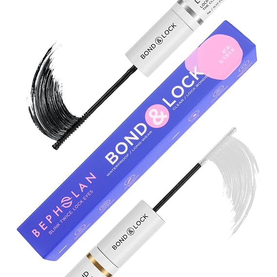 Lash Bond and Seal, DIY Eyelash Extension Bond & Seal, Lash Glue Mascara Infused with Biotin & Vitamin ESuper Strong Hold & Latex Free, Suitable for Sensitive Eyes, 0.30 oz | Waterproof Black Glue for Eyelashe Cluester DIY Eyelash Extensions