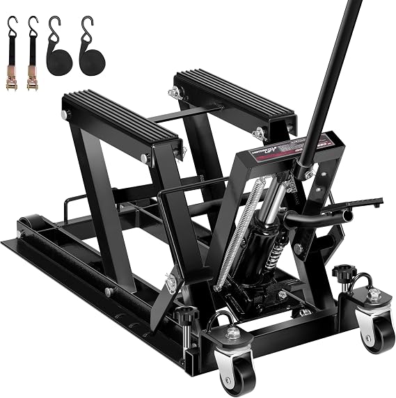 VIVOHOME 1500 LBS Hydraulic Motorcycle Lift Jack