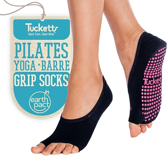 Patented Ballerina Toeless Grip Socks, Non-Slip Barre & Pilates for Women