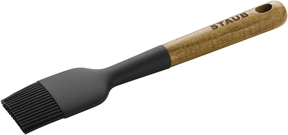 Staub Silicone with Wood Handle Cooking Utensil, Pastry Brush