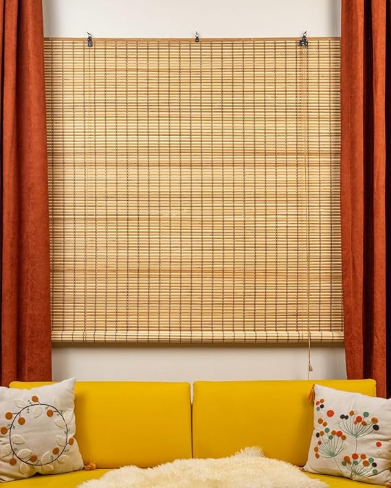 Rodos Ahşap Bambu Stor Perde (100 x 180)