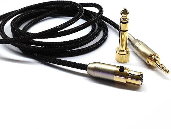NewFantasia Replacement Audio Upgrade Cable Compatible with AKG K240, K240S, K240MK II, Q701, K702, K141, K171, K181, K271s, K271 MKII, M220, Pioneer HDJ-2000 Headphones 1.2meters/4feet