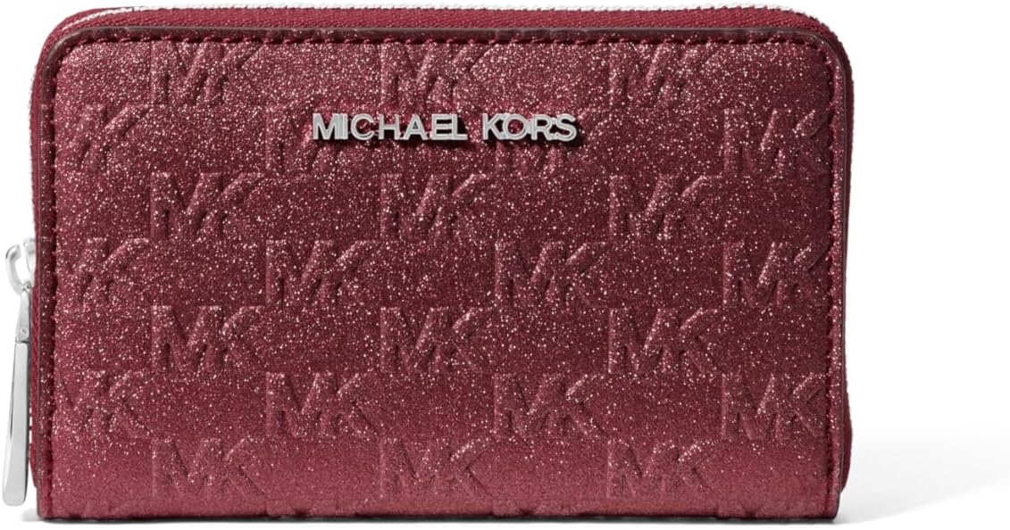 MICHAEL Michael Kors ジェットセット スモールジップアラウンドカードケース, ゴールド調の金具/荷物。, One Size