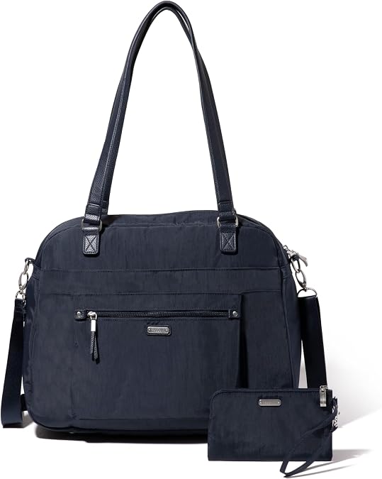 Baggallini Overnight Expandable Laptop Tote - Lightweight Travel Bag for Women | Overnight