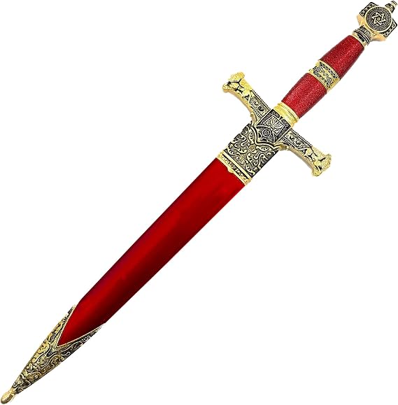 MedievalDepot King Solomon Medieval Crusader Daggers - Perfect for Reenactment