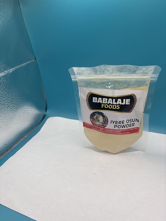 Babalaje Foods Iyere Osun Powder, Traditional Divination Powder from Nigeria, 60g